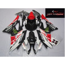 08-16 YAMAHA R6 RACE Fairing Kit 